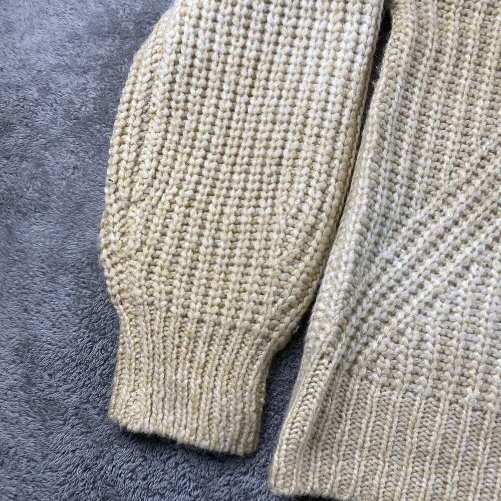 A New Day Cable Knit Pullover Sweater Womens Small Beige Long Sleeve - Picture 4 of 15